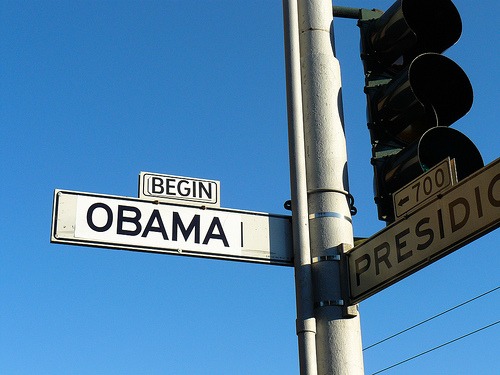 Obama sign