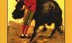 bullfight poster