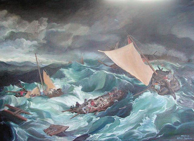 Shipwreck reproduction by B McCue